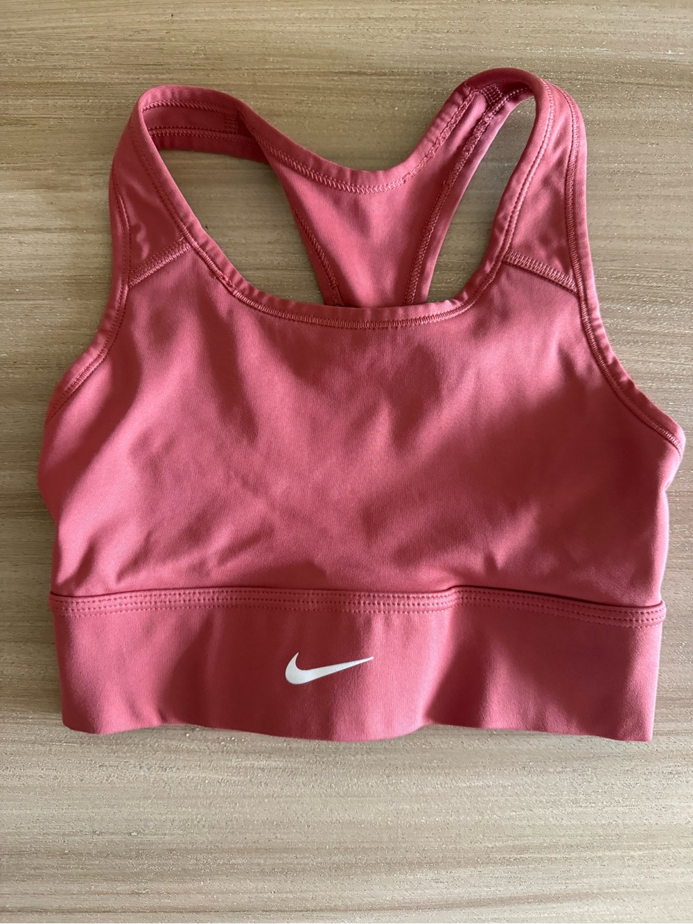 Nike Women's Pink Longline Sports Bra